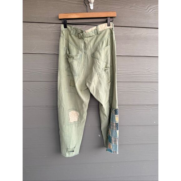 POL patchwork distressed pants - Picture 4 of 7